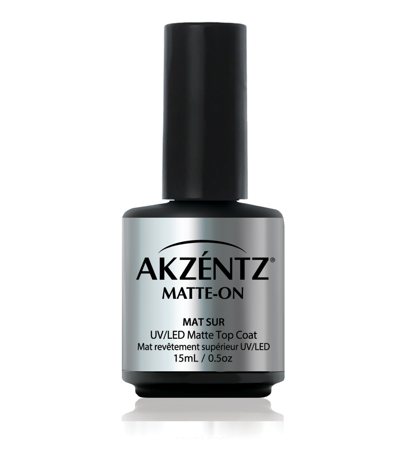 Matte-On Matte Gel Top Coat | Professional Matte Finish | Akzéntz