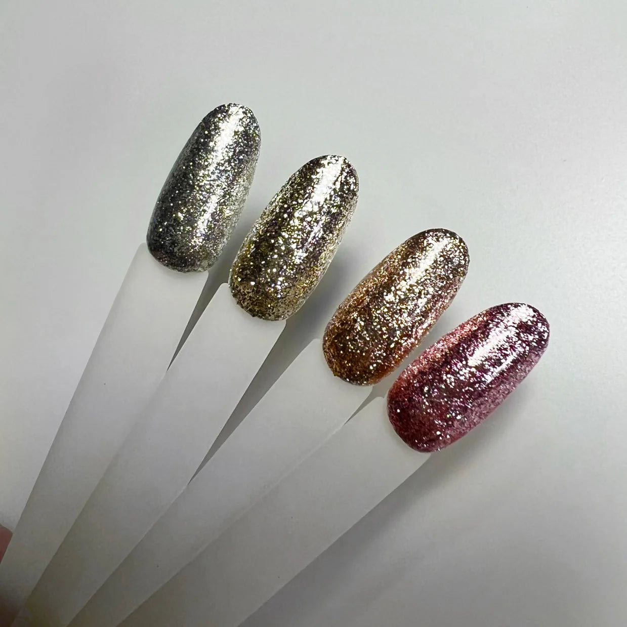 Gel-Play Glitz White Gold Leaf